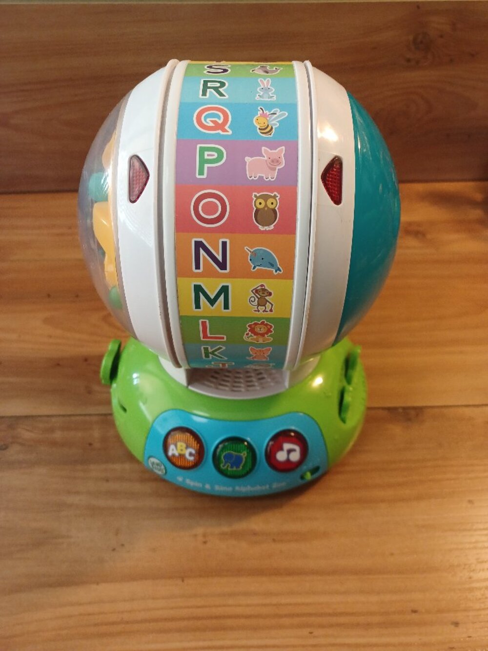 Leapfrog Spin And Sing Alphabet Zoo Interactive Teaching Toy